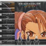 Prismacolor Premier Manga Illustration Markers, Assorted Tips, Black & Sepia, 8-Count